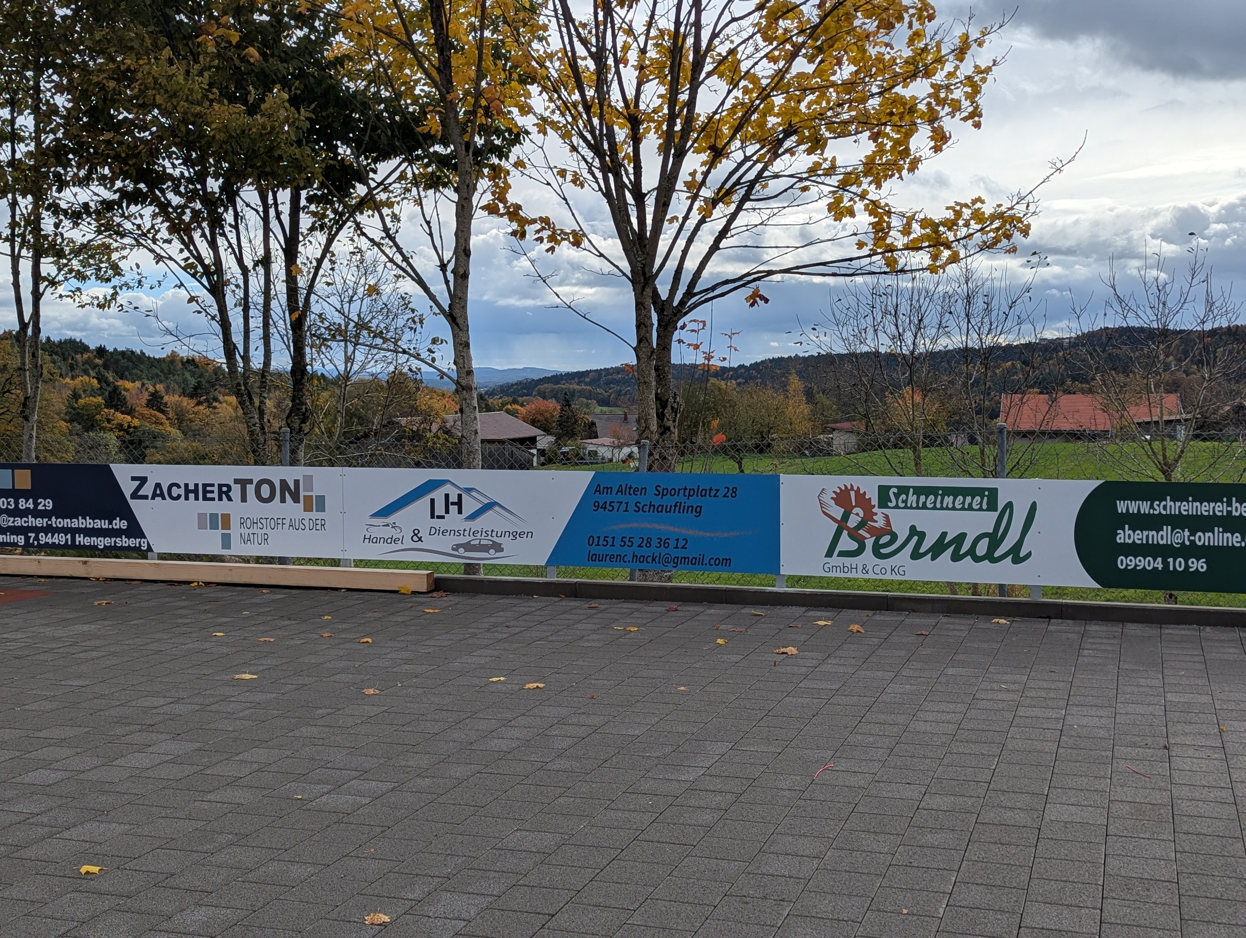 Bannerwand SV Schaufling