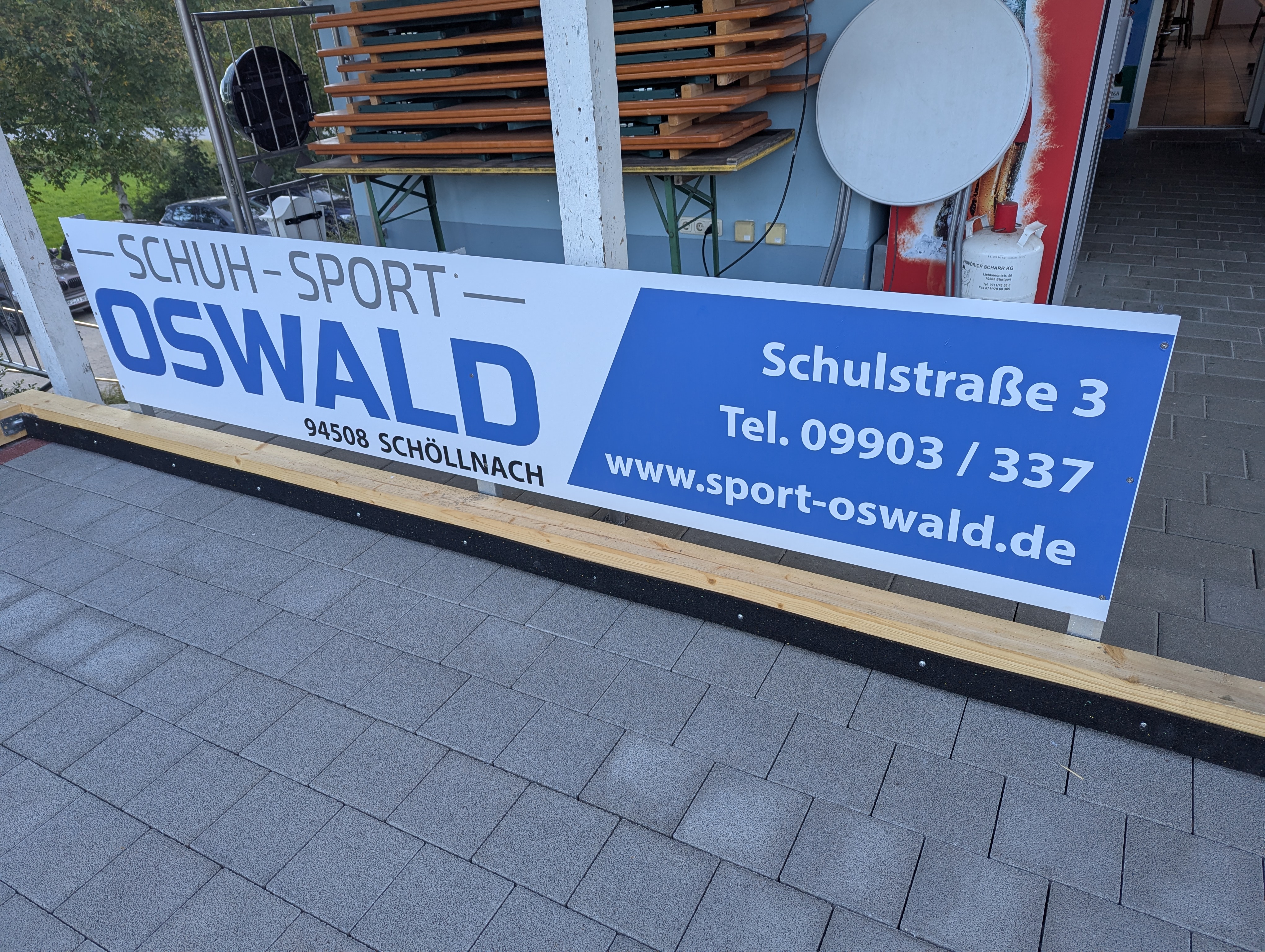 Schuh-Sport Oswald – Werbebanner